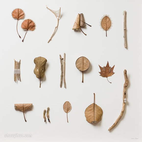 Susanna Bauer縫紉作品 在枯葉上穿針引線 - m.timenetsule.com
