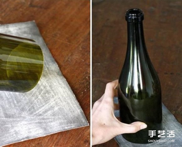 啤酒瓶廢物利用DIY手工制作精美燭臺的方法 - m.timenetsule.com